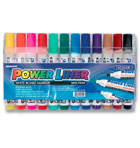 Маркеры Mungyo Power Liner (для белых маркерных покрытий)